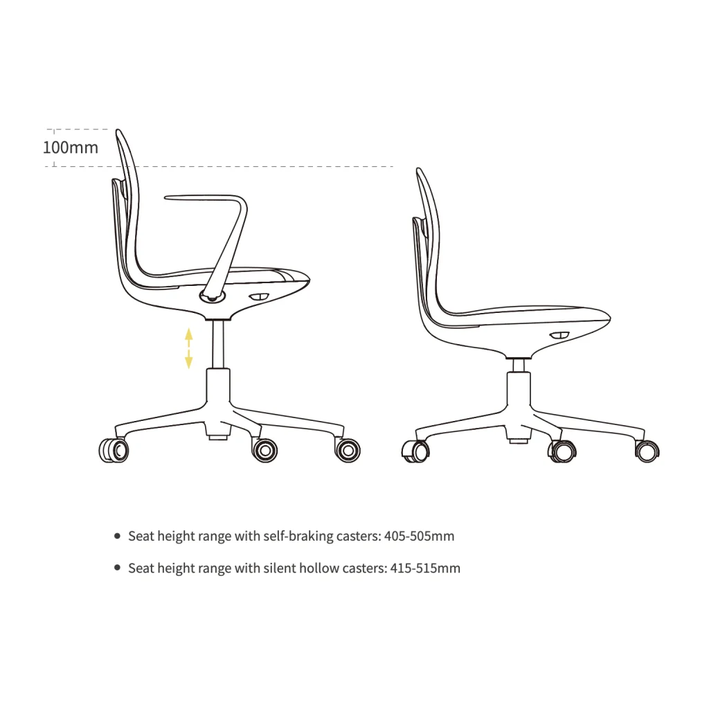 UFOU Joyin Tail Designer Ergonomic Chair - Flamingo