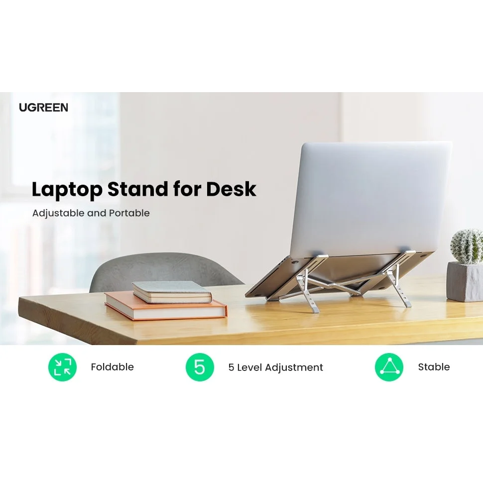 UGREEN 90312 Foldable Laptop Stand (Space Gray)