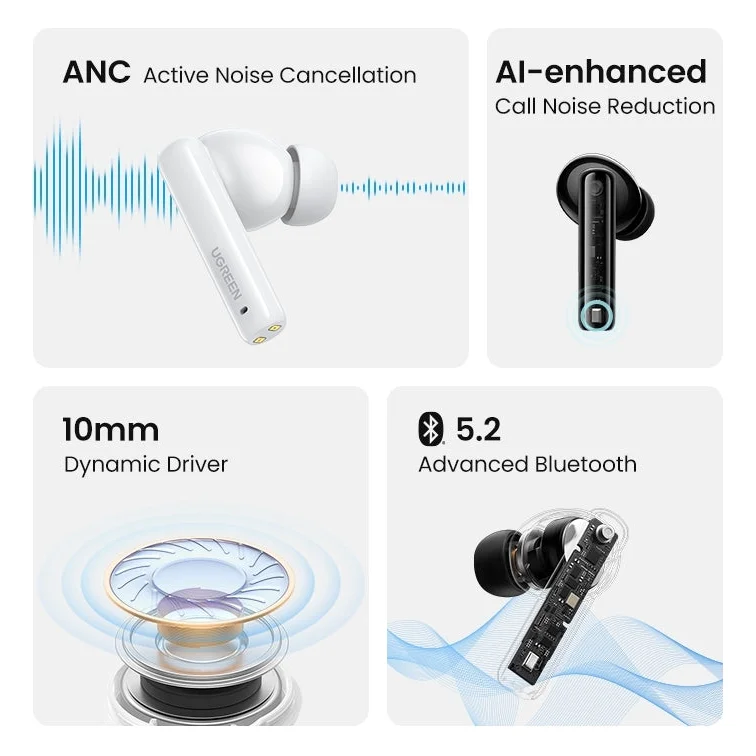 UGREEN 90401 HiTune T3 Active Noise-Cancelling Wireless