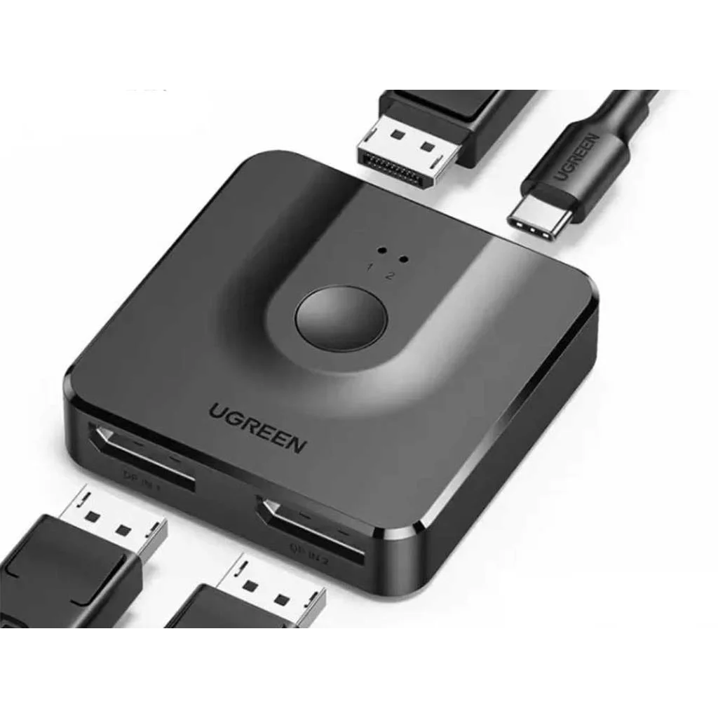 UGREEN DisplayPort DP 1.2 Bidirectional Switch - 60622