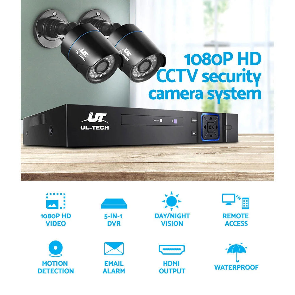 UL-tech 1080P Home CCTV Security Camera HDMI DVR Video