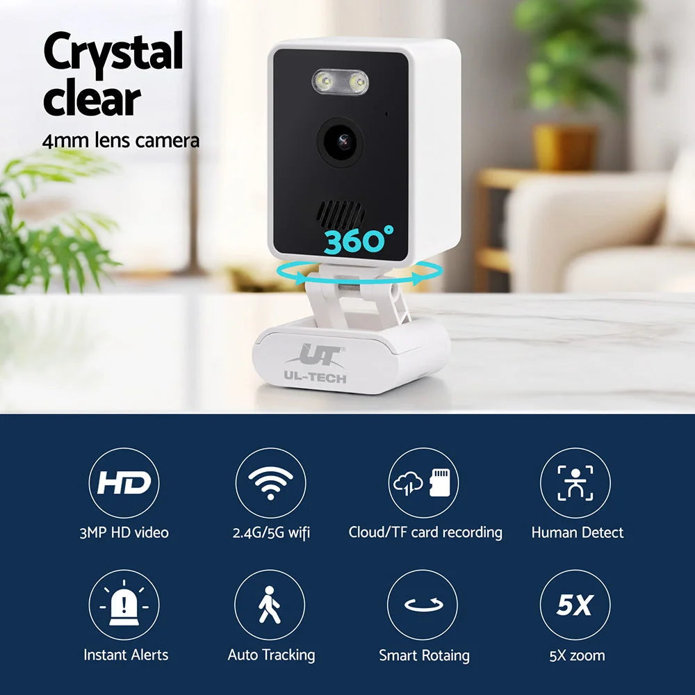 UL-tech 3MP IP Camera Baby Monitor - Electronics > Business