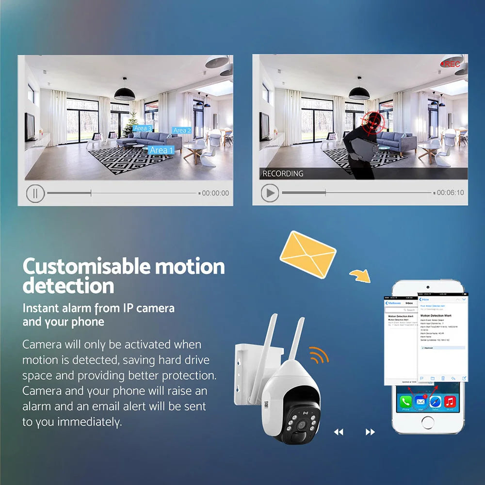 UL-tech 3MP Security Camera Solar Panel - Electronics >