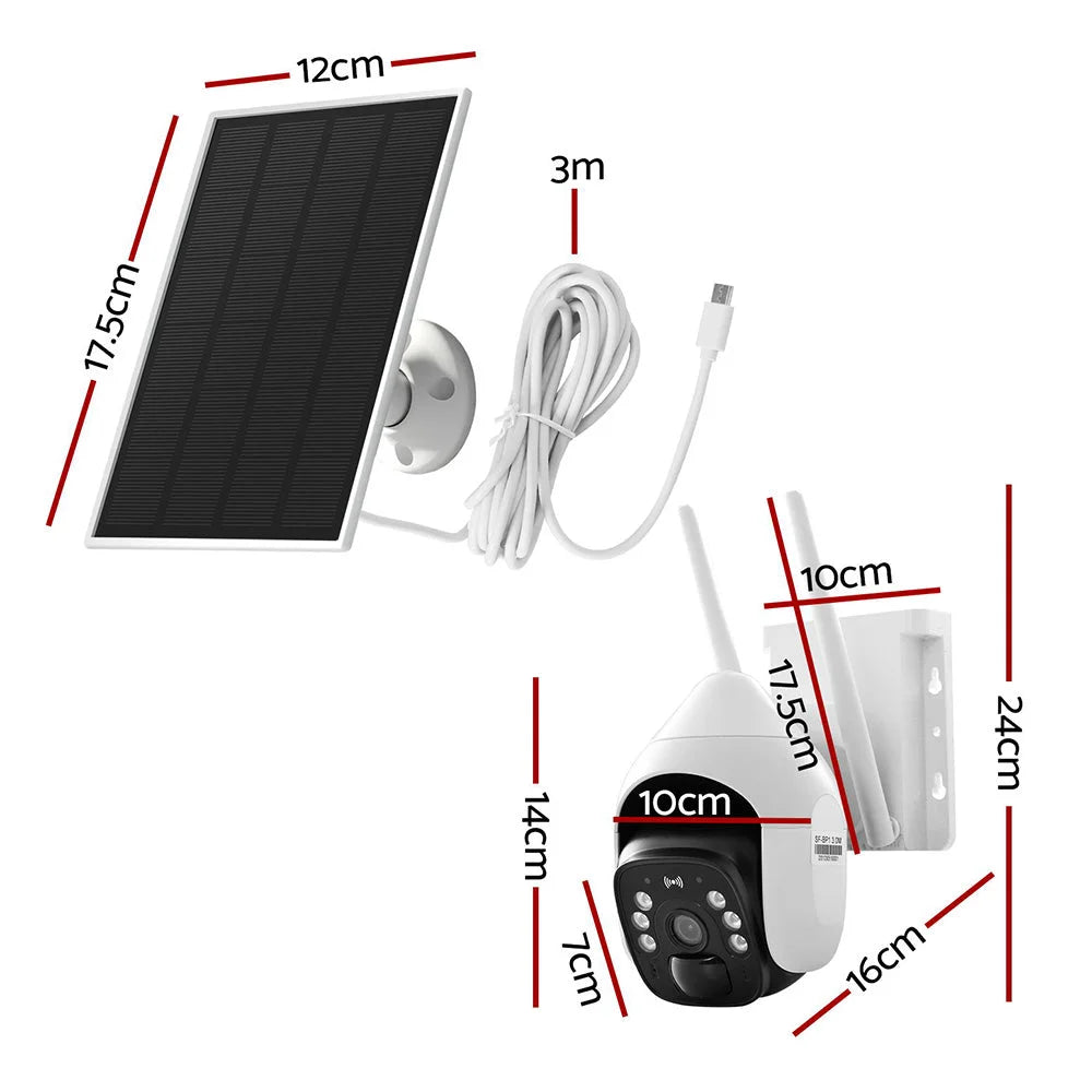 UL-tech 3MP Security Camera Solar Panel - Electronics >