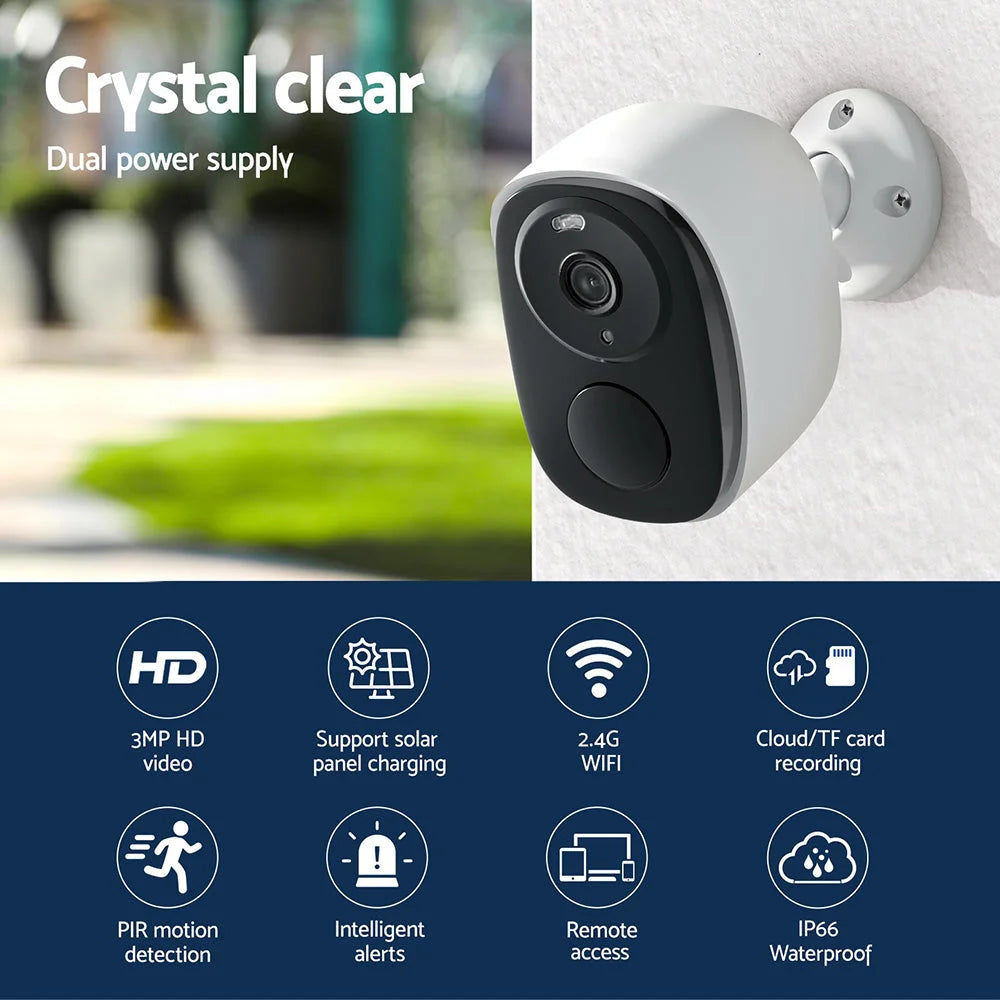 UL-tech 3MP Solar Security Camera - Electronics > Business