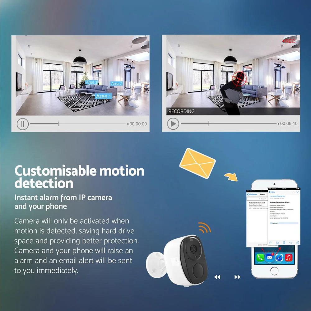 UL-tech 3MP Solar Security Camera - Electronics > Business