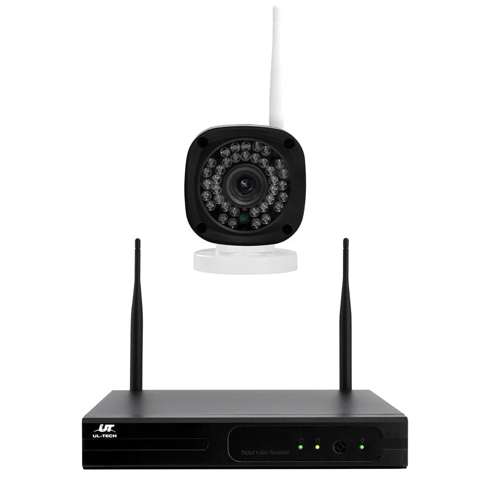 UL-tech 3MP Wireless CCTV 8CH 4 Square Camera - Electronics