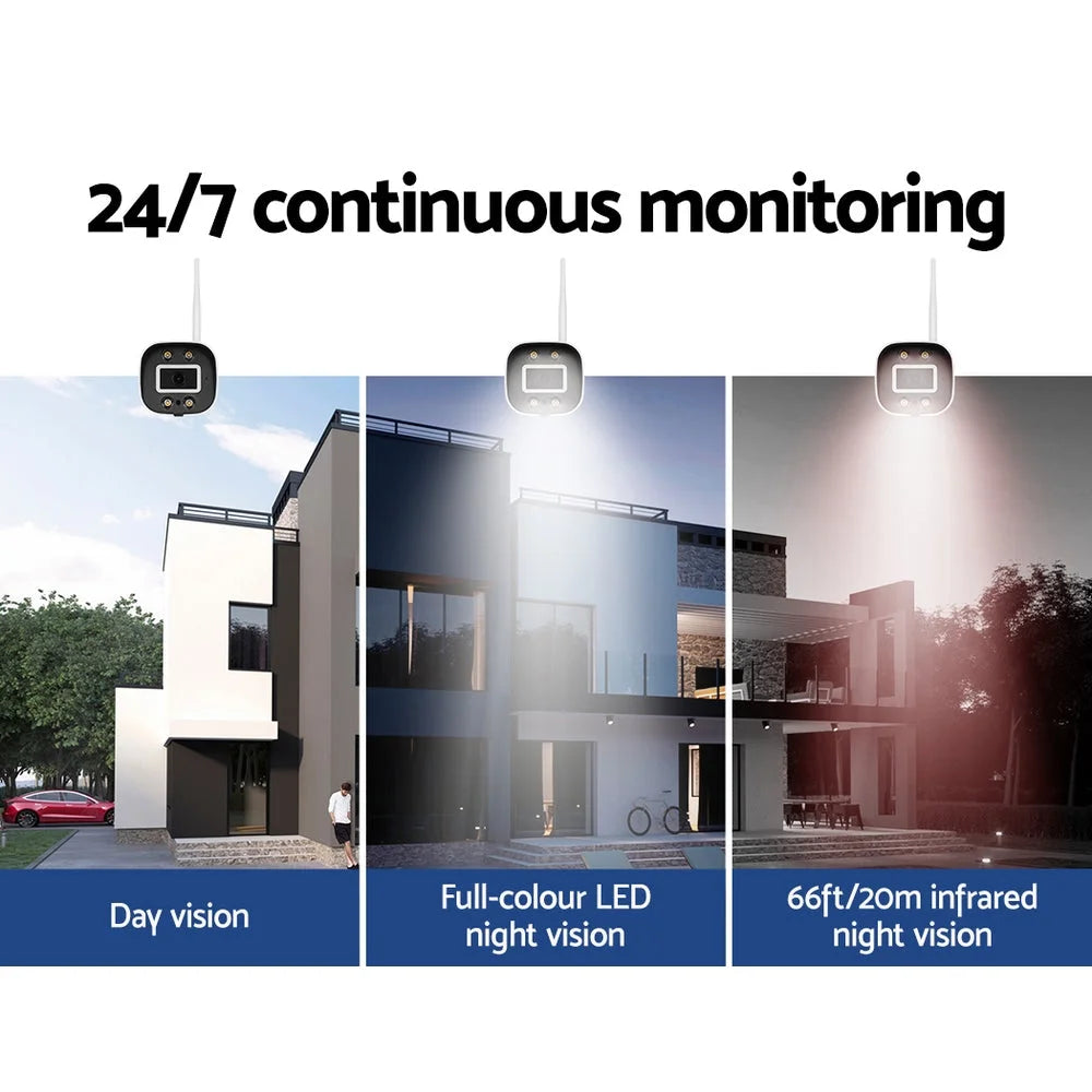 UL-Tech 3MP Wireless CCTV WiFi Security Camera System IP