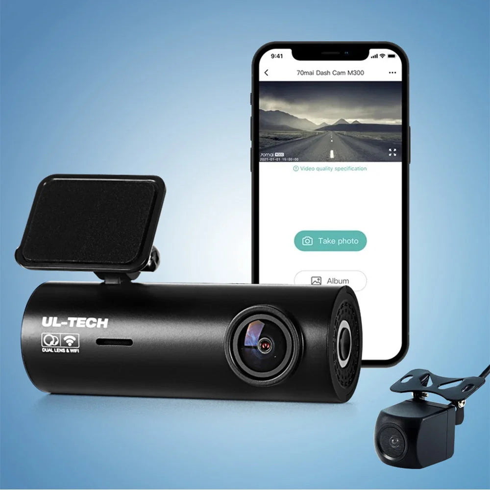 UL Tech 4K Dash Camera Front and Rear Cam