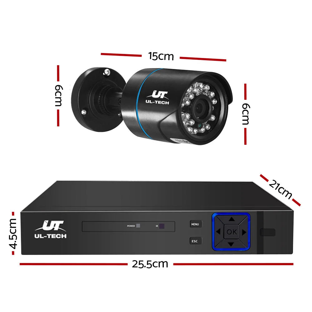 UL-Tech CCTV Camera Home Security System 1080P DVR Outdoor
