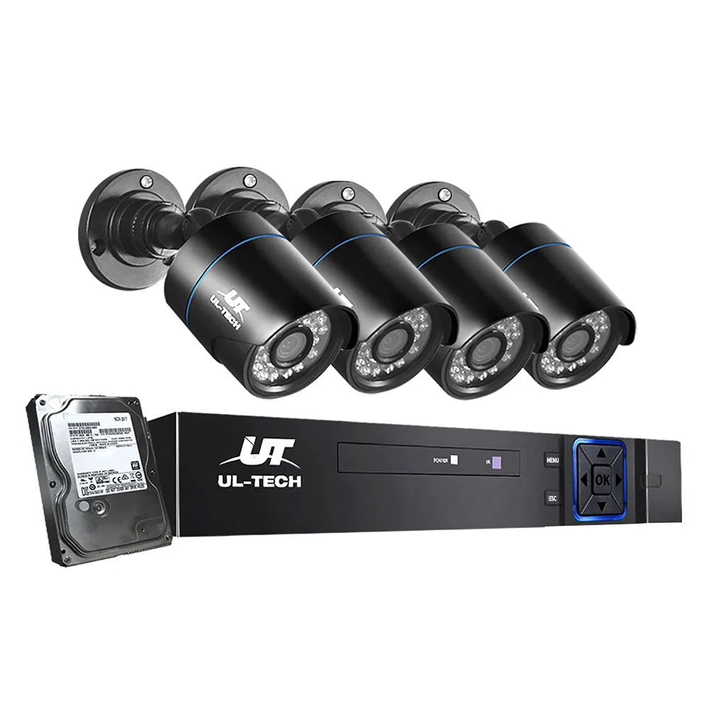 UL-Tech CCTV Camera Home Security System 1080P DVR Outdoor