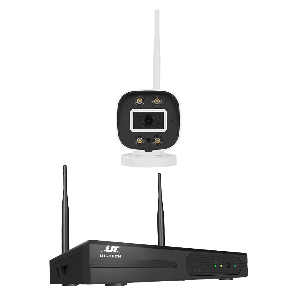 UL-Tech Wireless CCTV 3MP IP Security Camera System Home