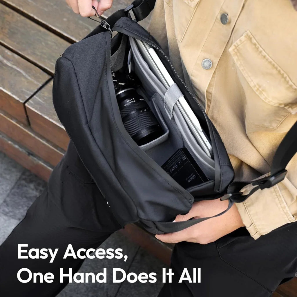 ULANZI BP11 8L Camera Sling Bag with Tripod Holder for Men