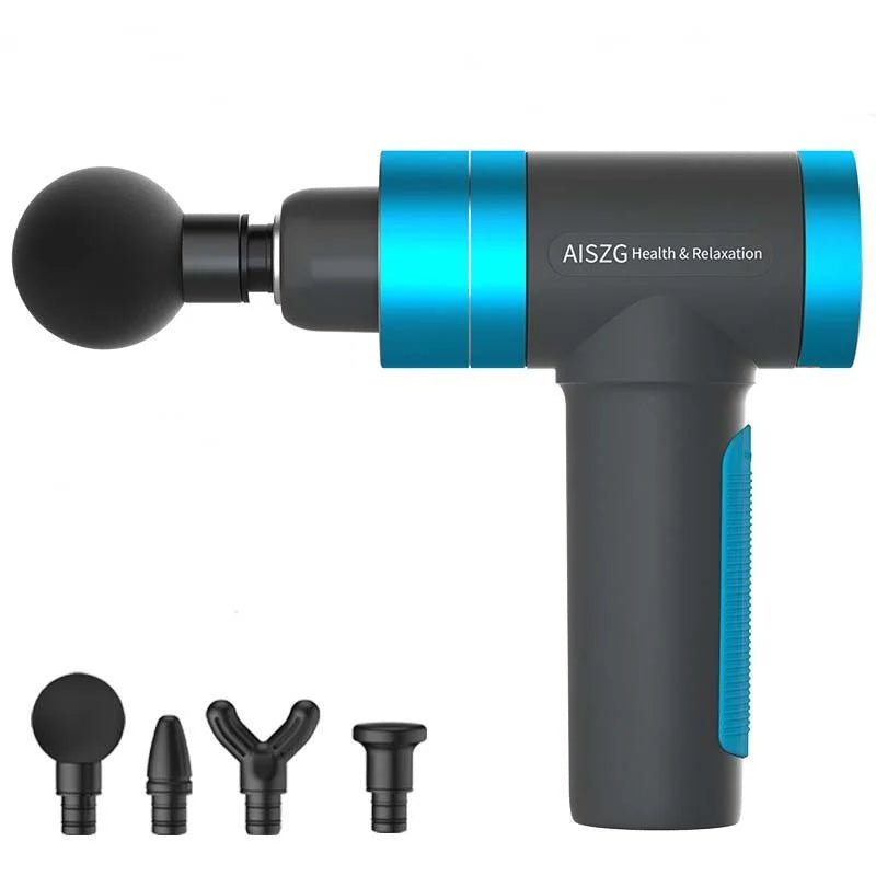Ultimate Rechargeable Muscle Massage Gun - Blue - Health &