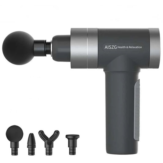 Ultimate Rechargeable Muscle Massage Gun - Gray - Health &
