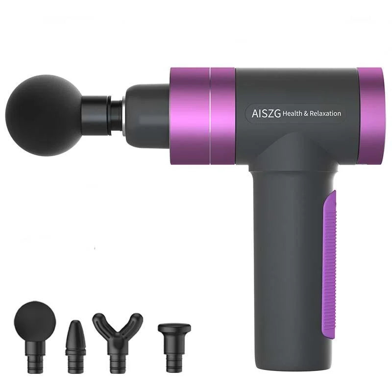 Ultimate Rechargeable Muscle Massage Gun - Gray - Health &