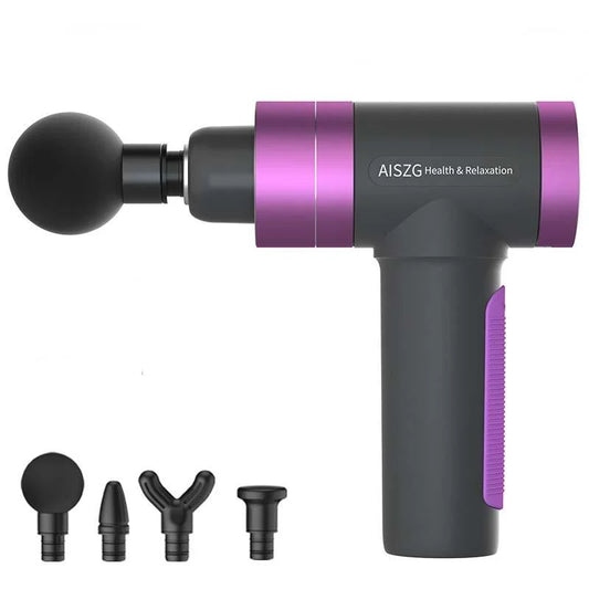 Ultimate Rechargeable Muscle Massage Gun - Purple - Health