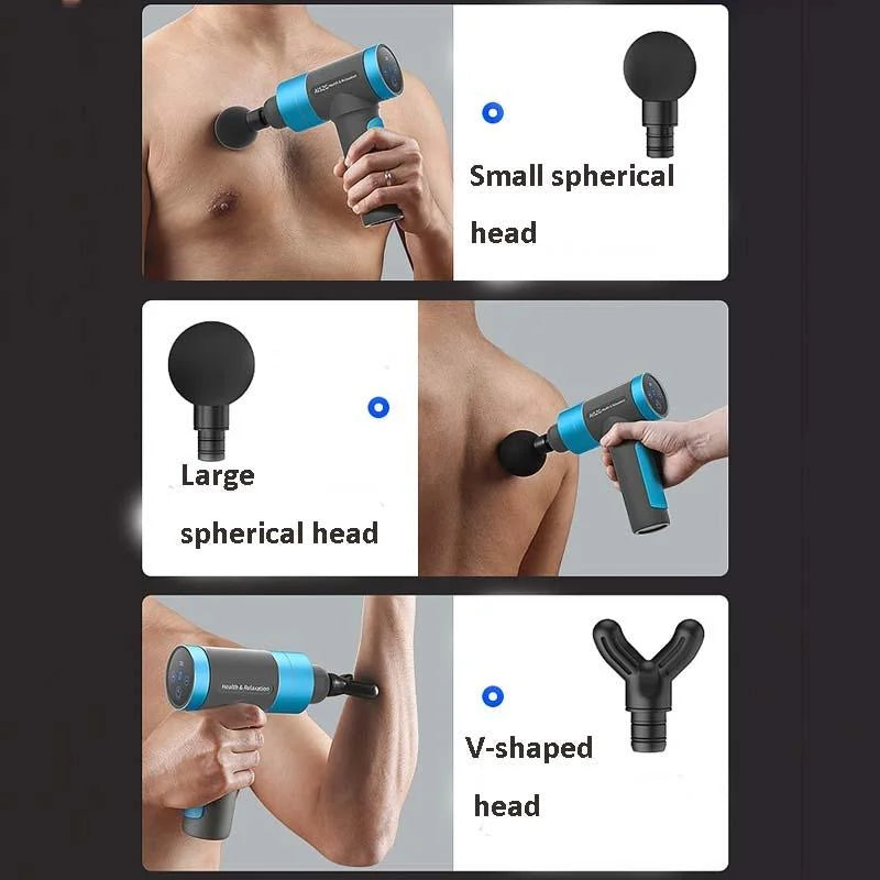Ultimate Rechargeable Muscle Massage Gun - Purple - Health