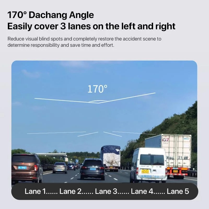 Ultra Hd Car Front & Inner Wifi Driving Recorder with Night