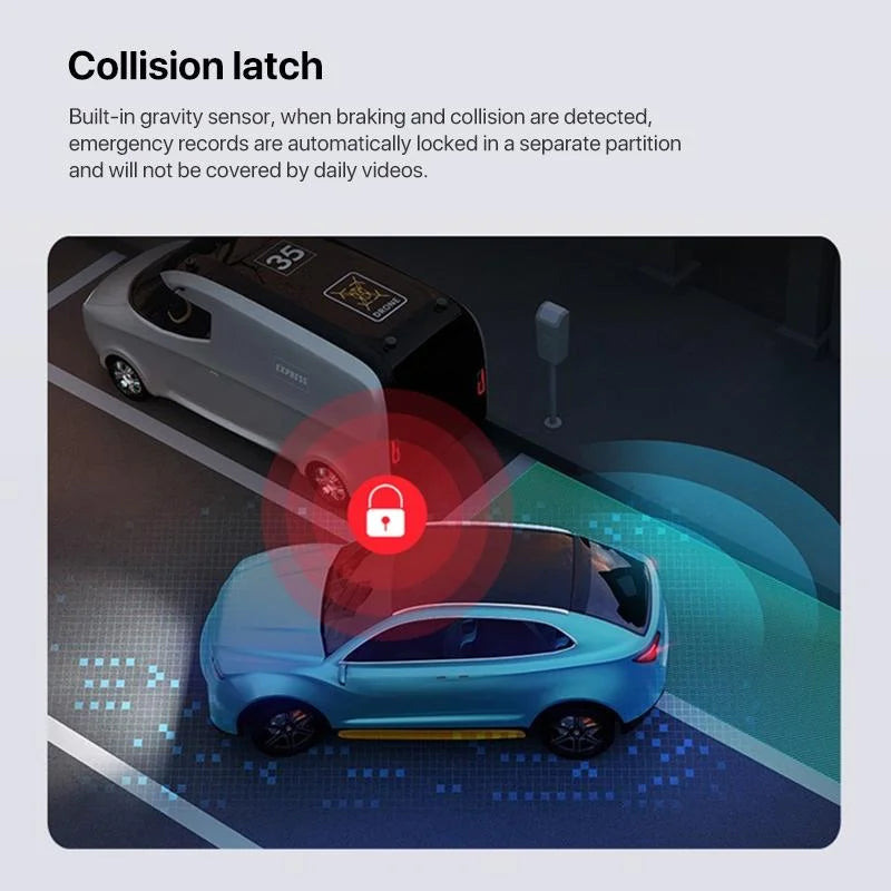 Ultra Hd Car Front & Inner Wifi Driving Recorder with Night