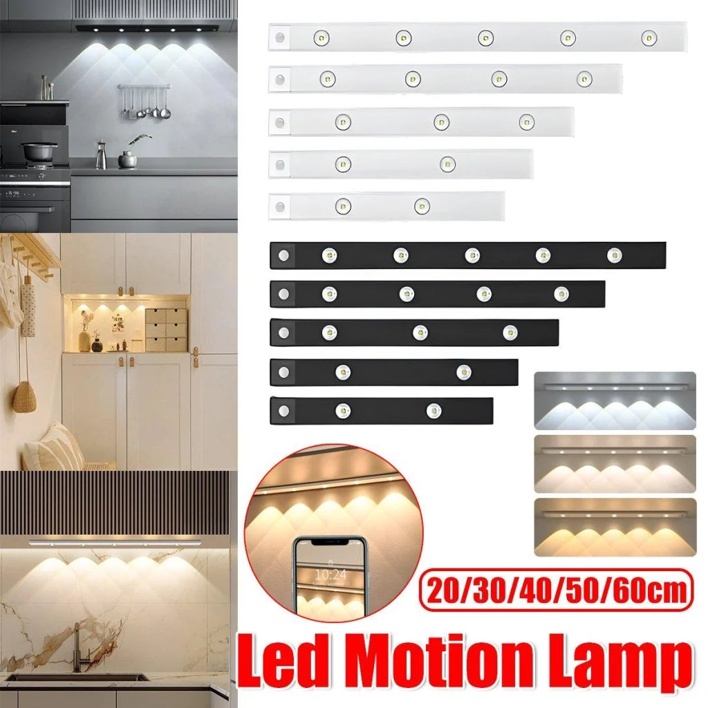 Ultra-Thin Intelligent LED Motion-Sensing Light Bar