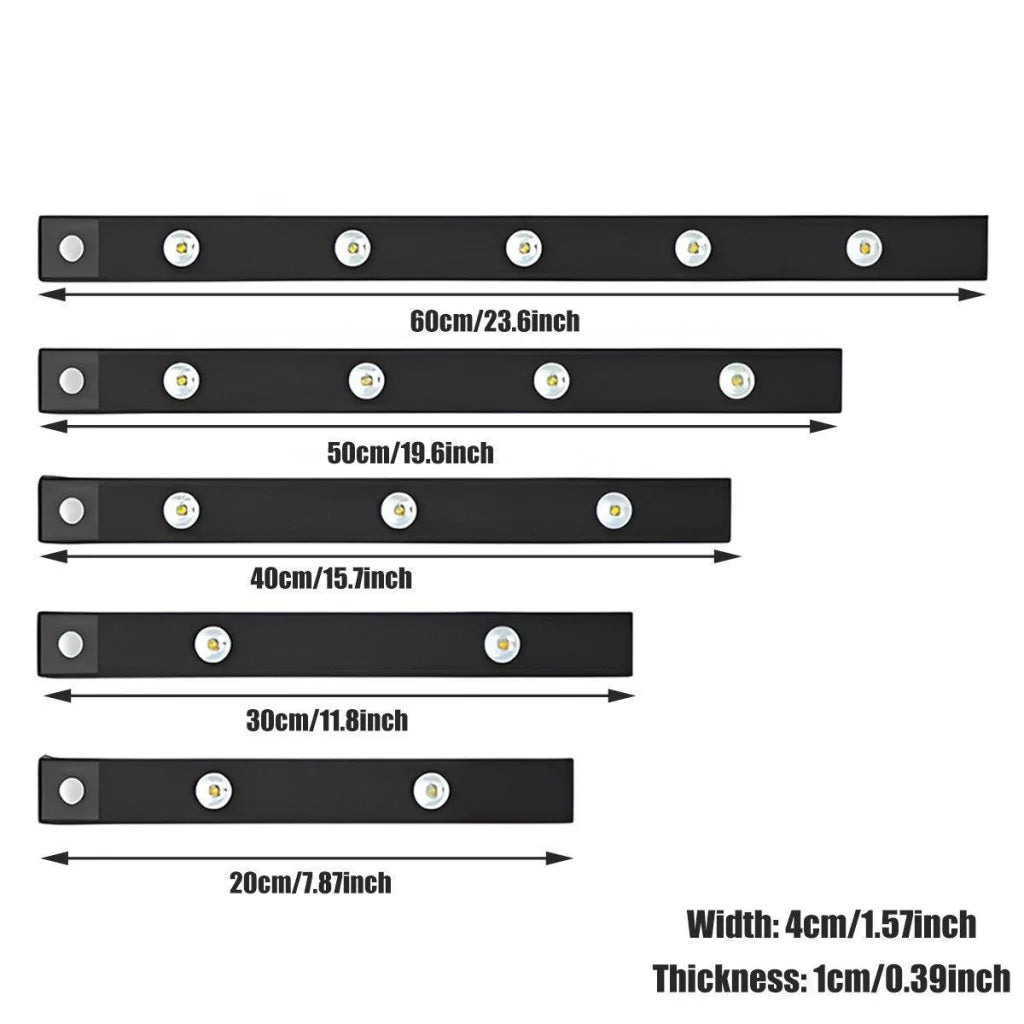 Ultra-Thin Intelligent LED Motion-Sensing Light Bar