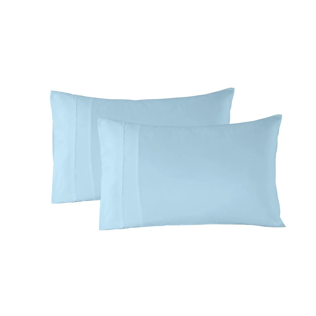 Ultrasoft 4 Piece Sheet Set 1200TC Queen - Sky Blue Royal Comfort