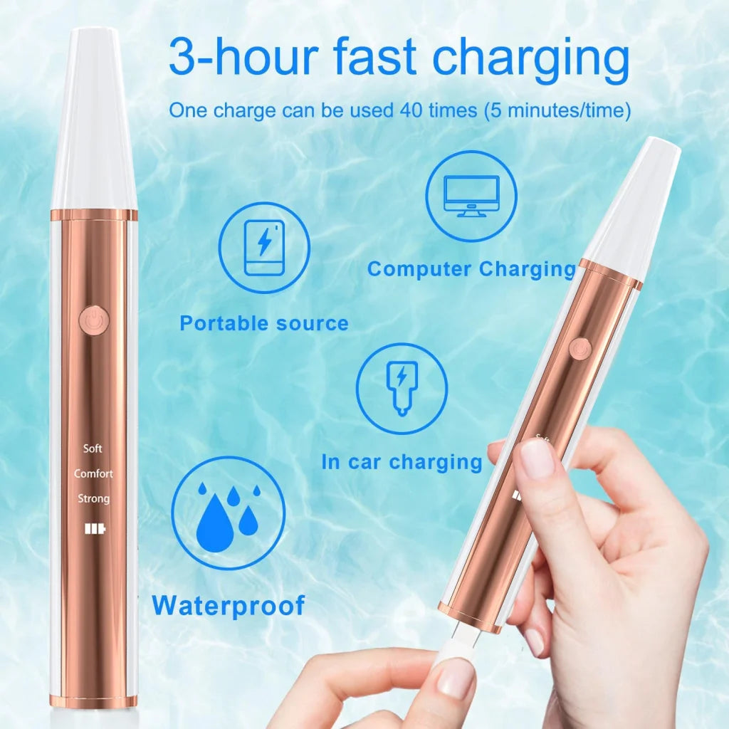 Ultrasonic Dental Scaler Kit - Home Use Teeth Cleaner &