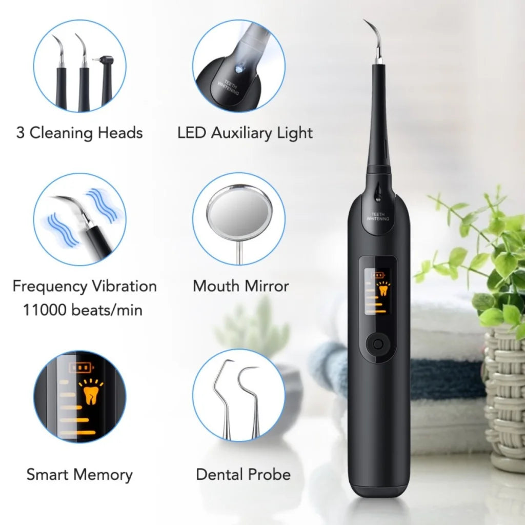 Ultrasonic Dental Tartar Plaque Calculus Tooth Remover Set