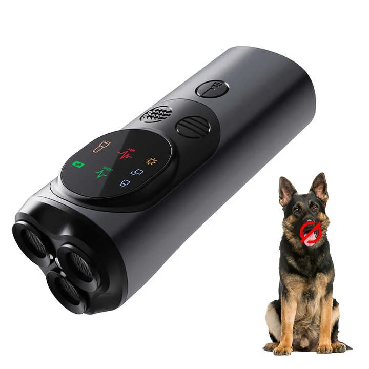 Ultrasonic Dog Repeller – High-Power Flash Mode Effective