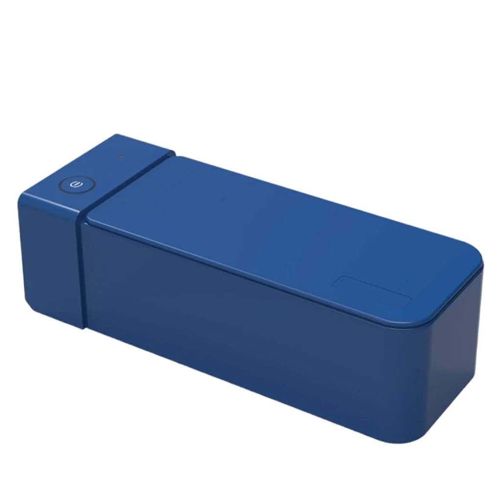 Ultrasonic Jewellery Cleaner 600ml Mini Blue Portable