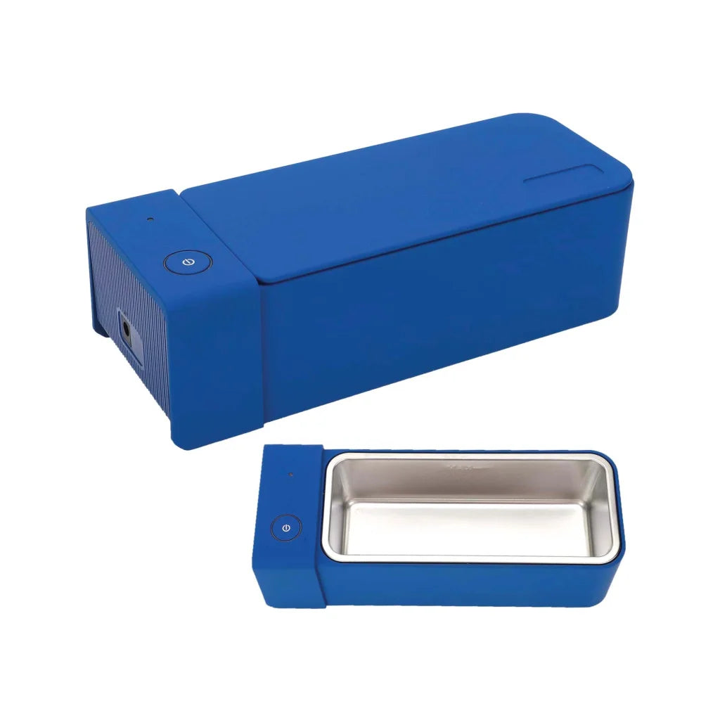 Ultrasonic Jewellery Cleaner 600ml Mini Blue Portable