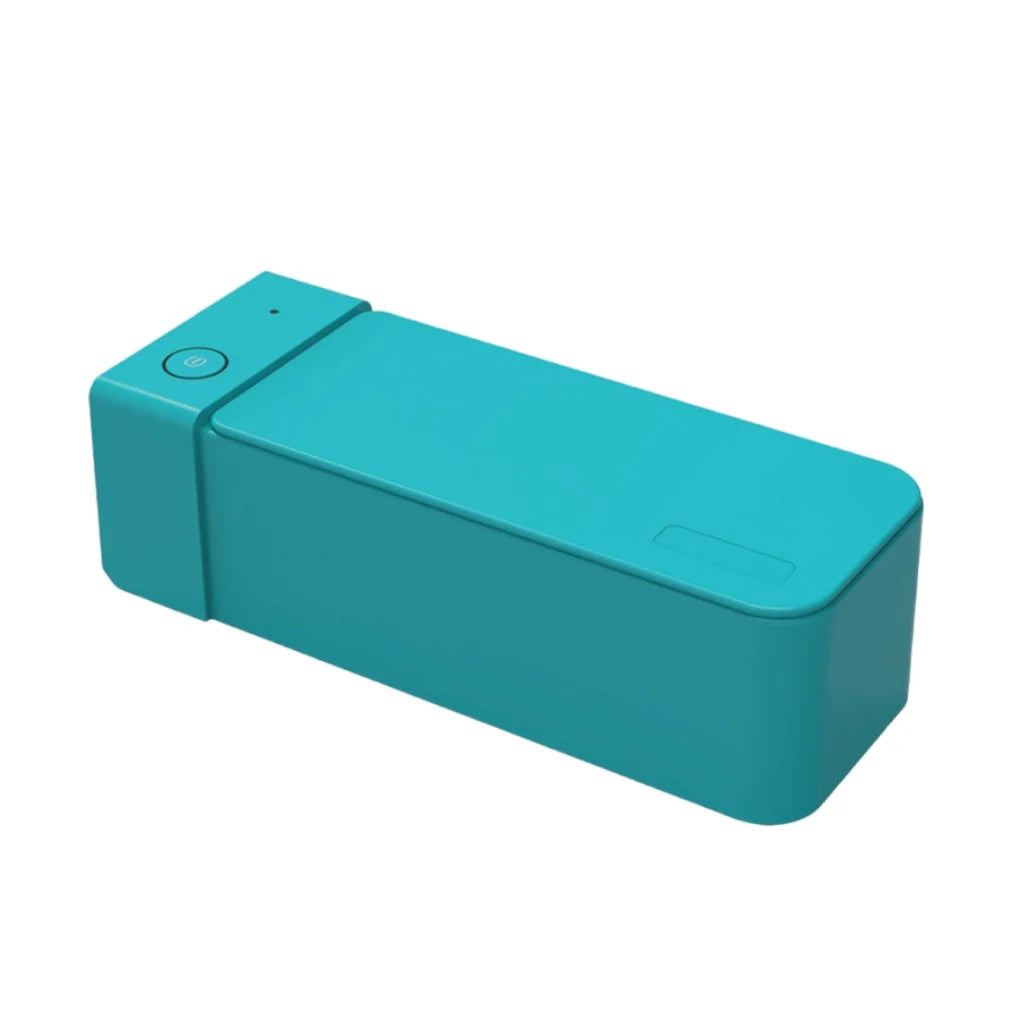 Ultrasonic Jewellery Cleaner 600ml Mini Lake Blue Portable