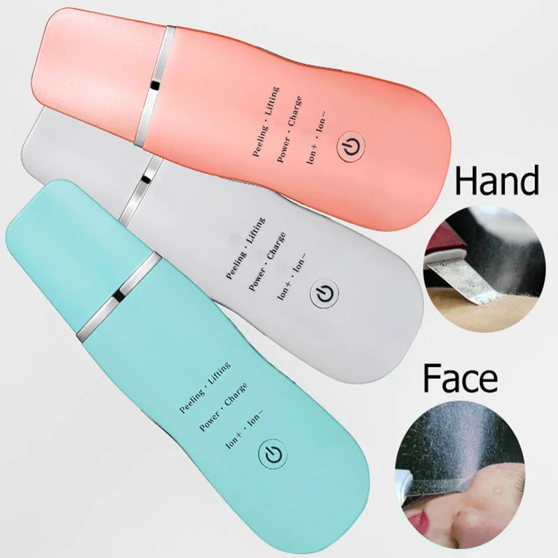 Ultrasonic Skin Scrubber - Deep Cleansing Peeling Lifting &