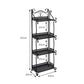 Levede Plant Stand 4 Tiers Outdoor Indoor Black
