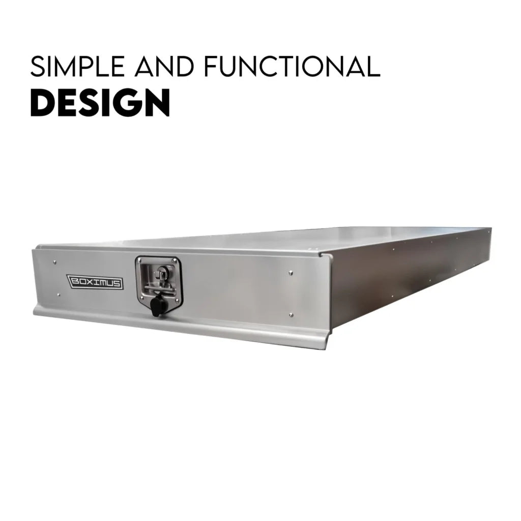 Under Tray Tool Box Trundle Drawer 1500mm UTE Drawer Dual