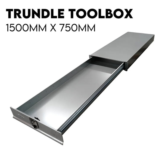 Under Tray Tool Box Trundle Drawer 1500mm UTE Drawer Dual