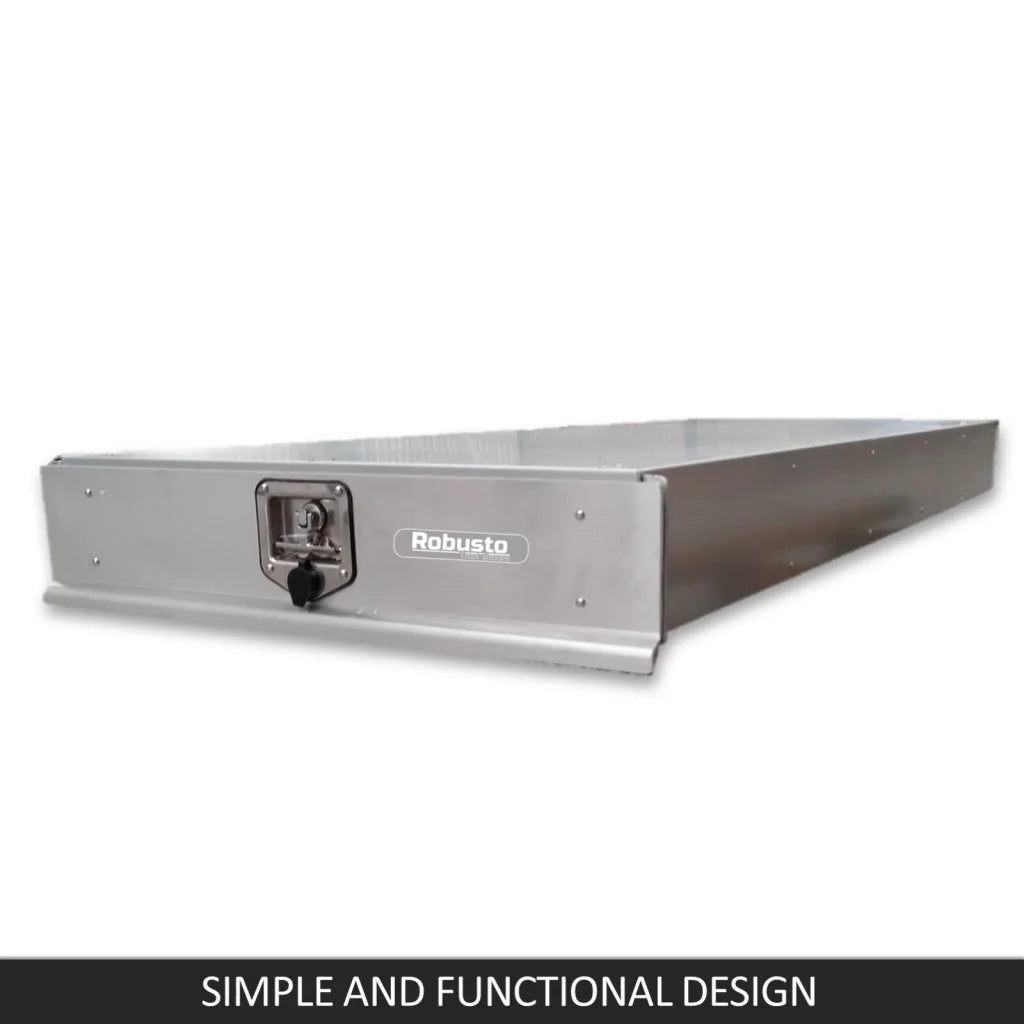 Under Tray Tool Box Trundle Drawer 1500mm UTE Drawer Dual