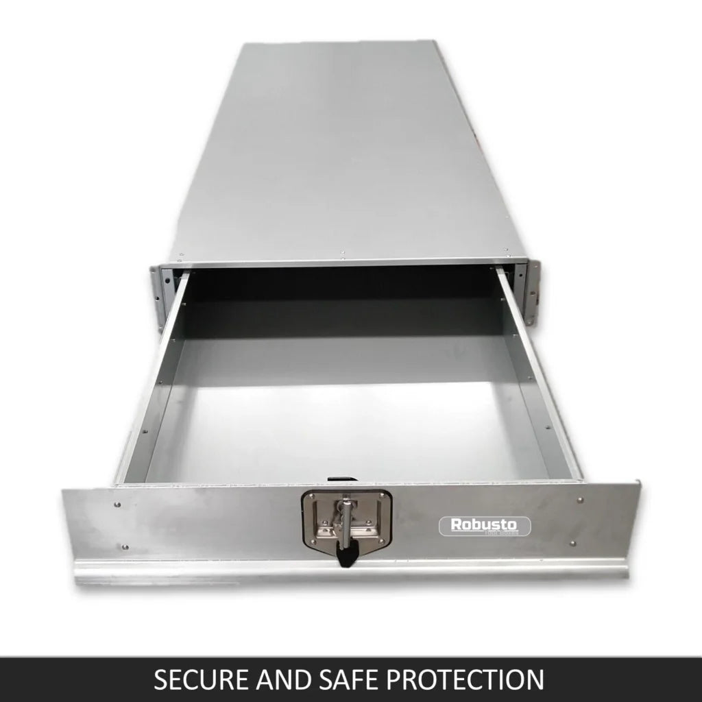 Under Tray Tool Box Trundle Drawer 1500mm UTE Drawer Dual