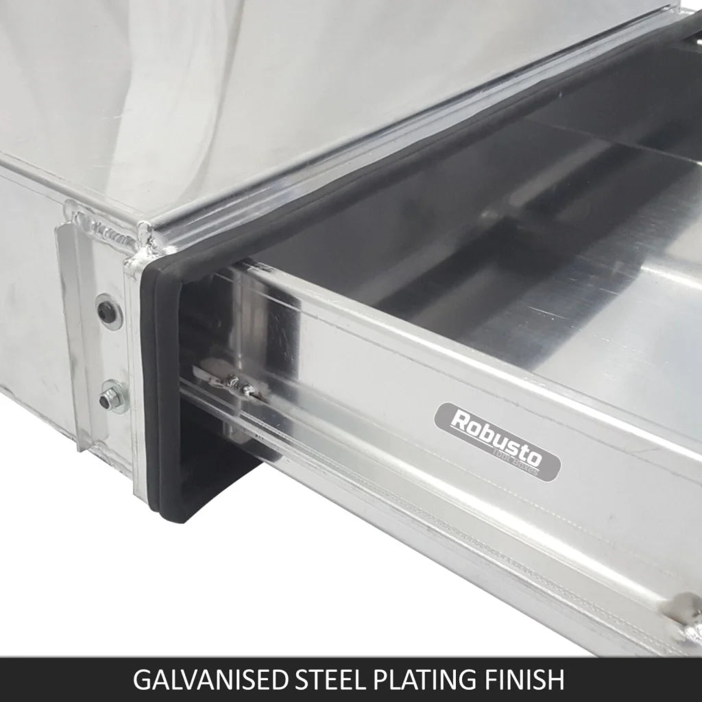 Under Tray Tool Box Trundle Drawer 1500mm UTE Drawer Dual