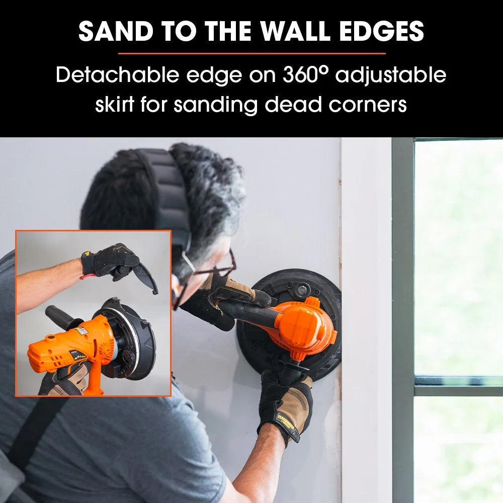 UNIMAC 180mm 850W Handheld Drywall Sander Electric Dry Wall