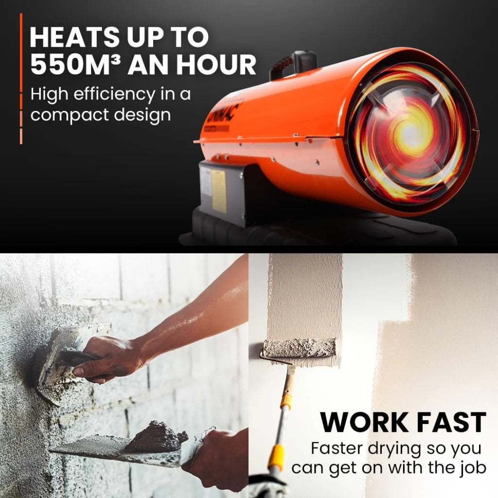 UNIMAC 20KW Portable Industrial Diesel Direct Forced Air