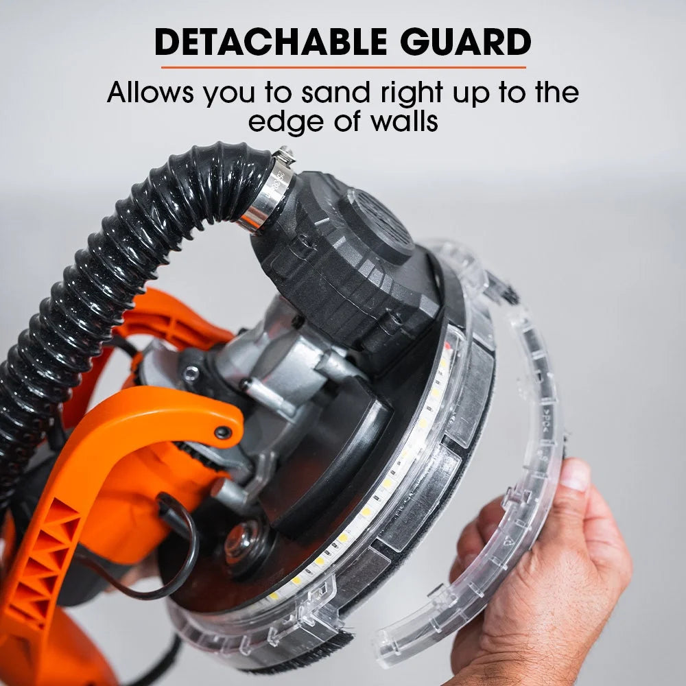 Unimac 225mm 750W Telescopic Long Reach Dry Wall Sander Kit