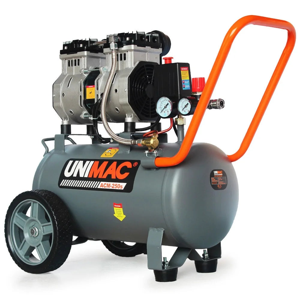 UNIMAC 25L 1.5HP Silent Oil-Free Electric Air Compressor