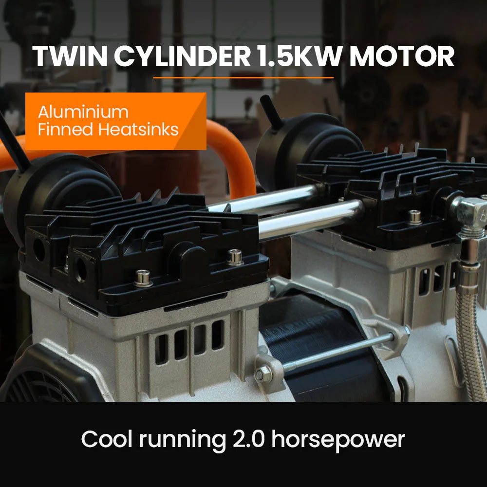 Unimac 2HP 50L Silent Oil-Free Portable Electric Air