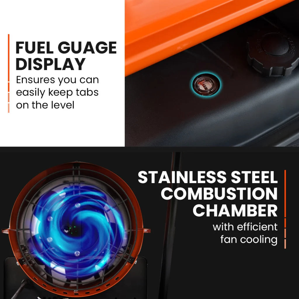 UNIMAC 30KW Portable Industrial Diesel Direct Forced Air