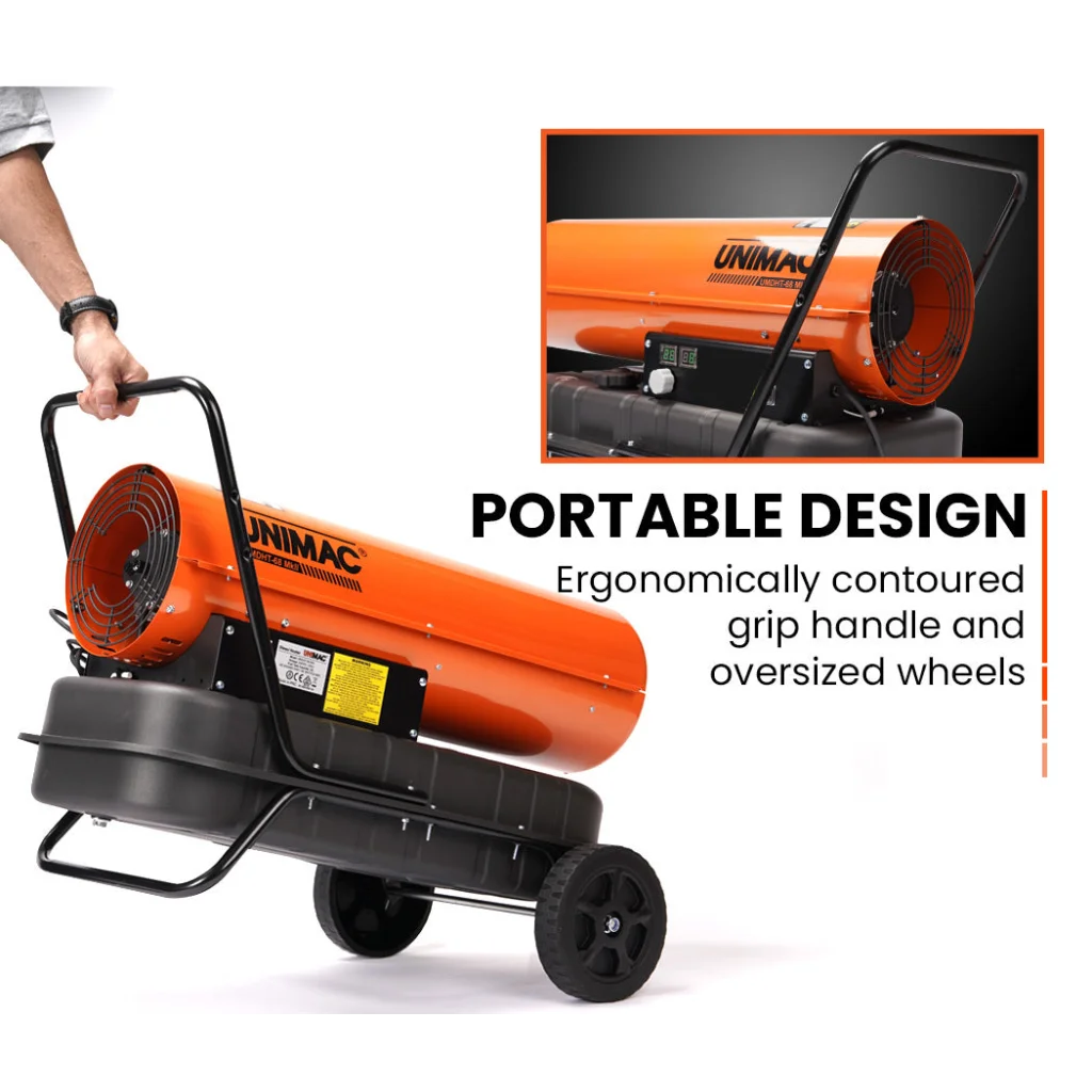 UNIMAC 30KW Portable Industrial Diesel Direct Forced Air