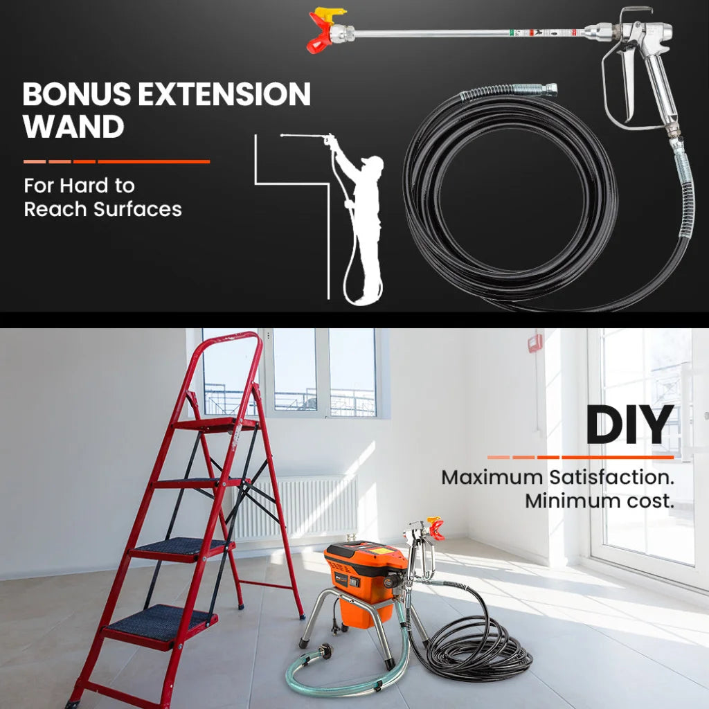 Unimac 740W Electric Airless Paint Sprayer Portable High