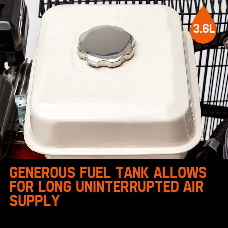 UNIMAC 8HP Air Compressor 115PSI 120L Petrol Powered