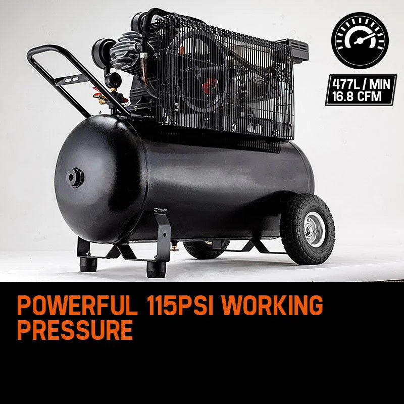 UNIMAC 8HP Air Compressor 115PSI 120L Petrol Powered